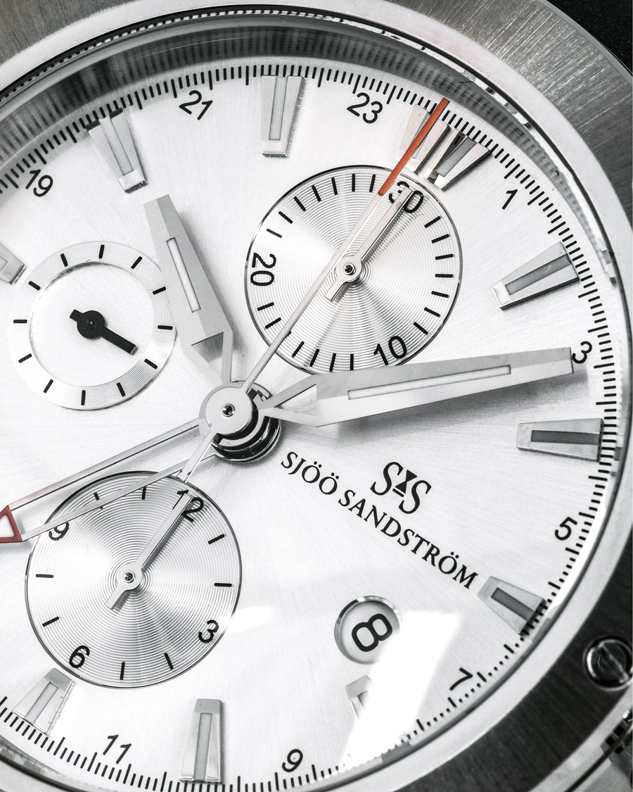 Men | Sjöö Sandström UTC Extreme 44,2mm Silver and Black Rubber | Sjöö Sandström | UTC Extreme 44,2mm Silver and Black Rubber