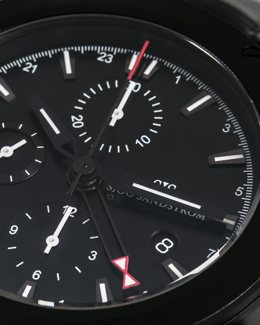 Men | Sjöö Sandström UTC Extreme 44,2mm Black and Black Alligator | Sjöö Sandström | UTC Extreme 44,2mm Black and Black Alligator