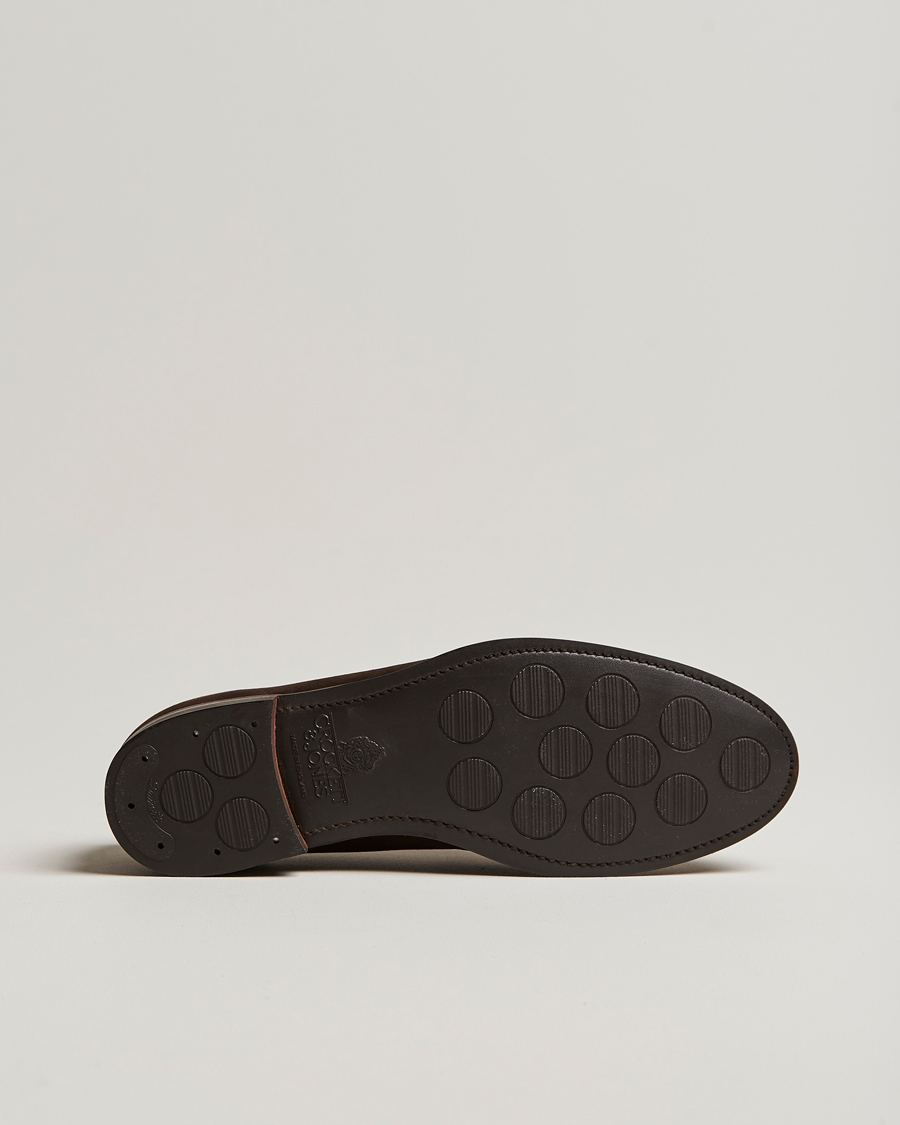 Men | Loafers | Crockett & Jones | Harvard City Sole Dark Brown Suede
