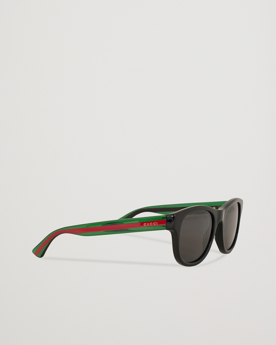 Men | Gucci GG0003S Sunglasses Black/Green/Grey | Gucci | GG0003S Sunglasses Black/Green/Grey
