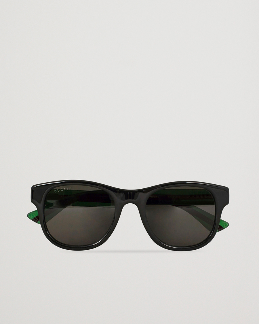 Men | Gucci GG0003S Sunglasses Black/Green/Grey | Gucci | GG0003S Sunglasses Black/Green/Grey