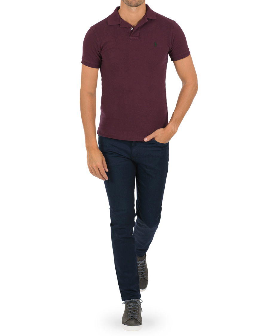 Men | Polo Shirts | Polo Ralph Lauren | Slim Fit Polo Classic Burgundy