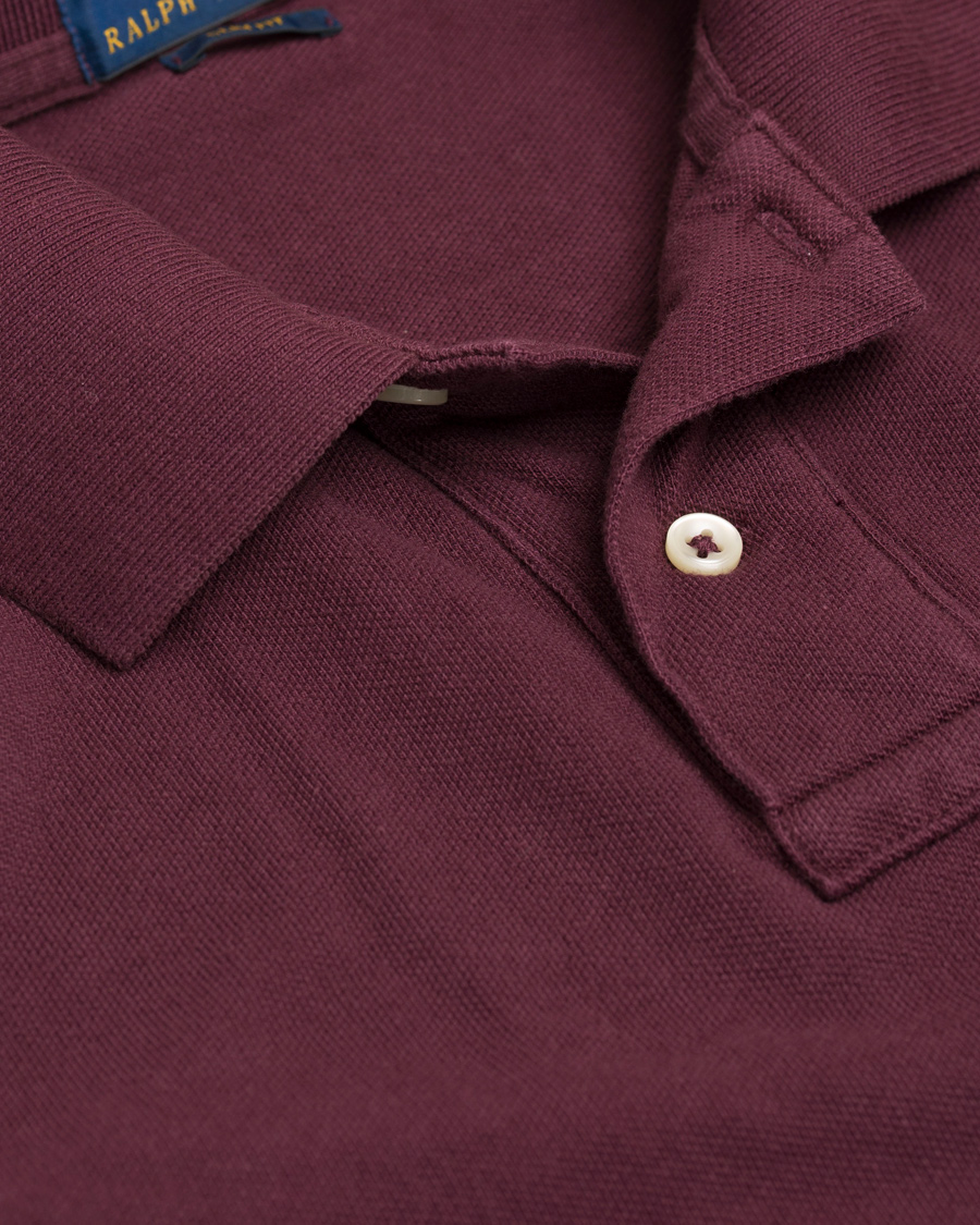 Men | Polo Shirts | Polo Ralph Lauren | Slim Fit Polo Classic Burgundy
