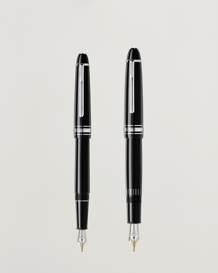 Men | Pens | Montblanc | 145 Meisterstück M Fountain Pen Platinum Line
