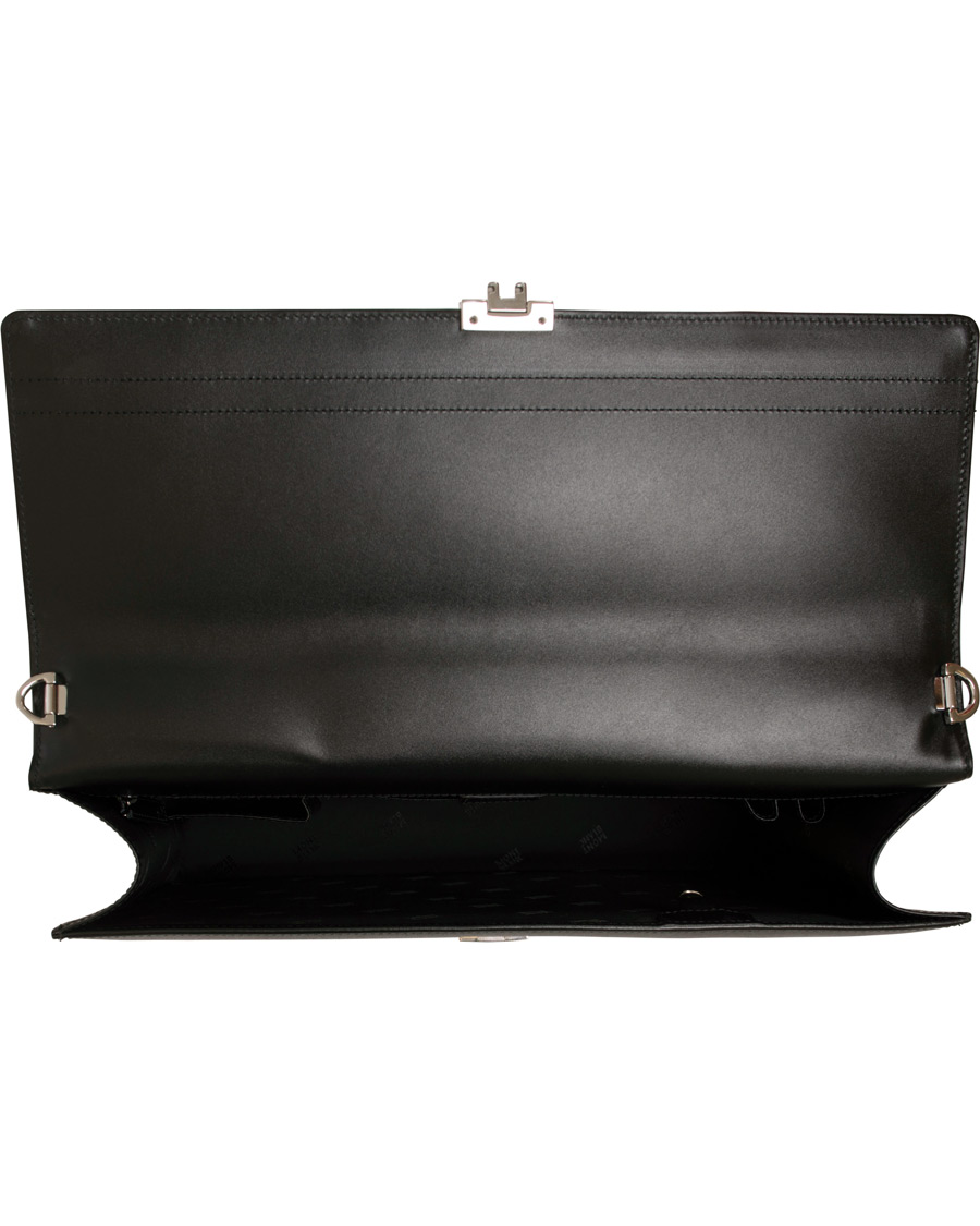 Men | Montblanc Meisterstück Single Gusset Leather Briefcase Black | Montblanc | Meisterstück Single Gusset Leather Briefcase Black