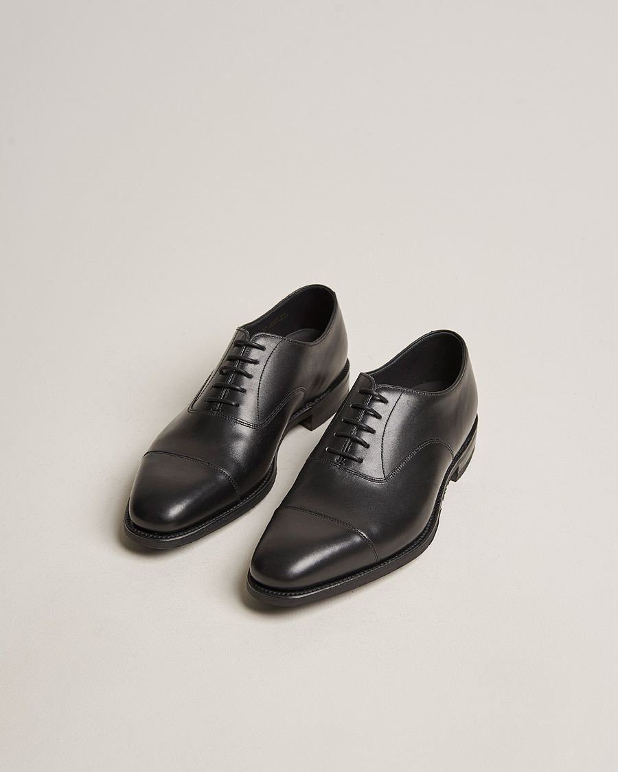 Men | Handmade Shoes | Loake 1880 | Aldwych Single Dainite Oxford Black Calf