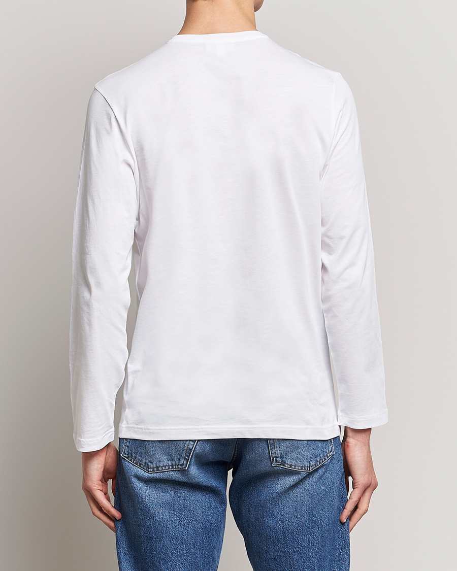 Men | T-Shirts | Lacoste | Long Sleeve Crew Neck T-Shirt White