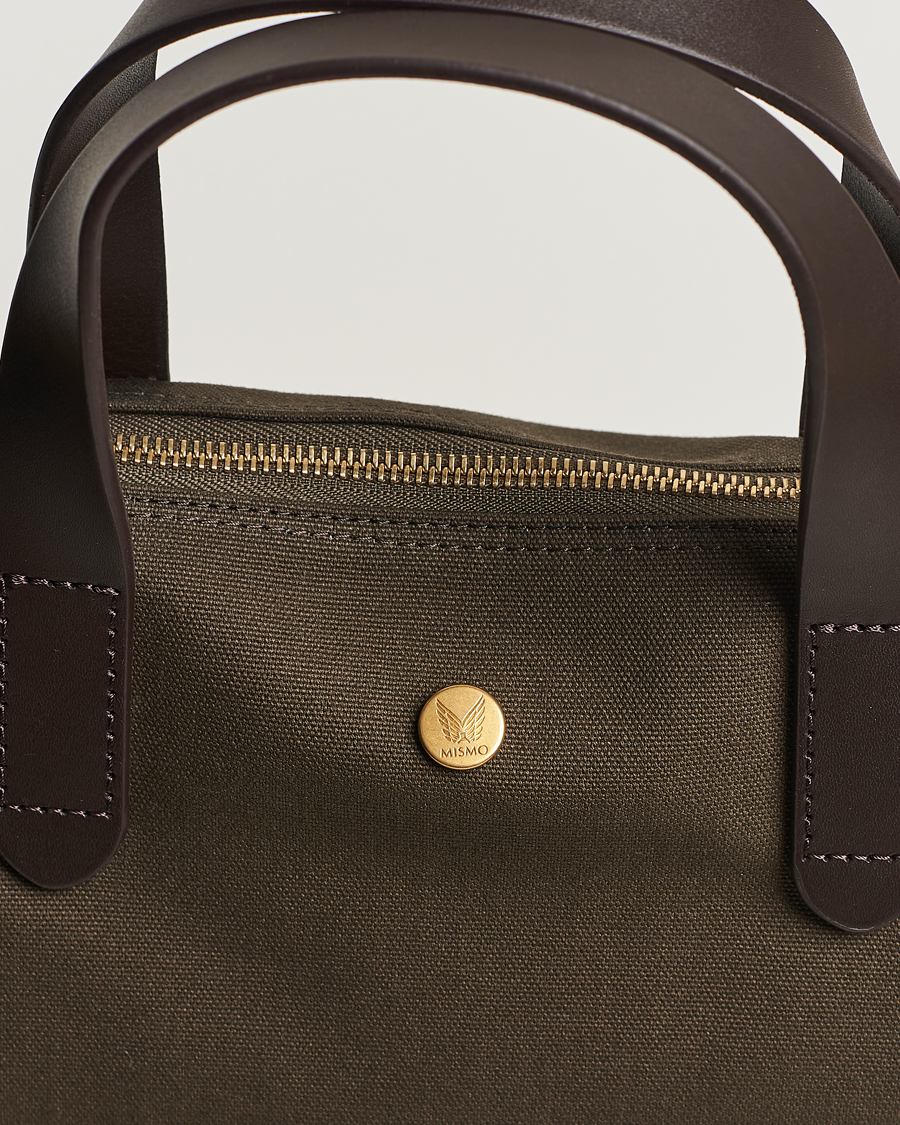 Men | Bags | Mismo | MismoM/S Canvas ShopperArmy/Dark Brown
