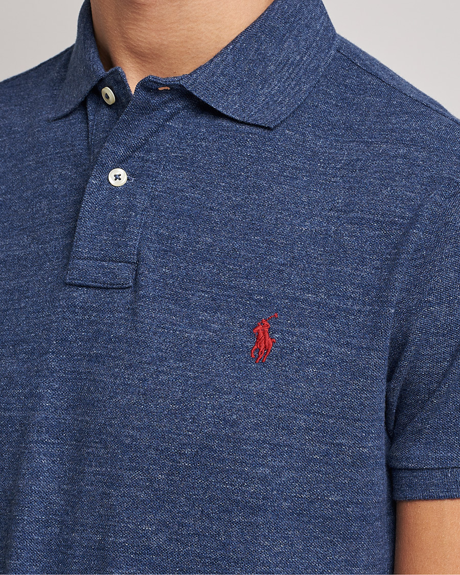Men | Polo Shirts | Polo Ralph Lauren | Custom Slim Fit Polo Classic Royal Heather