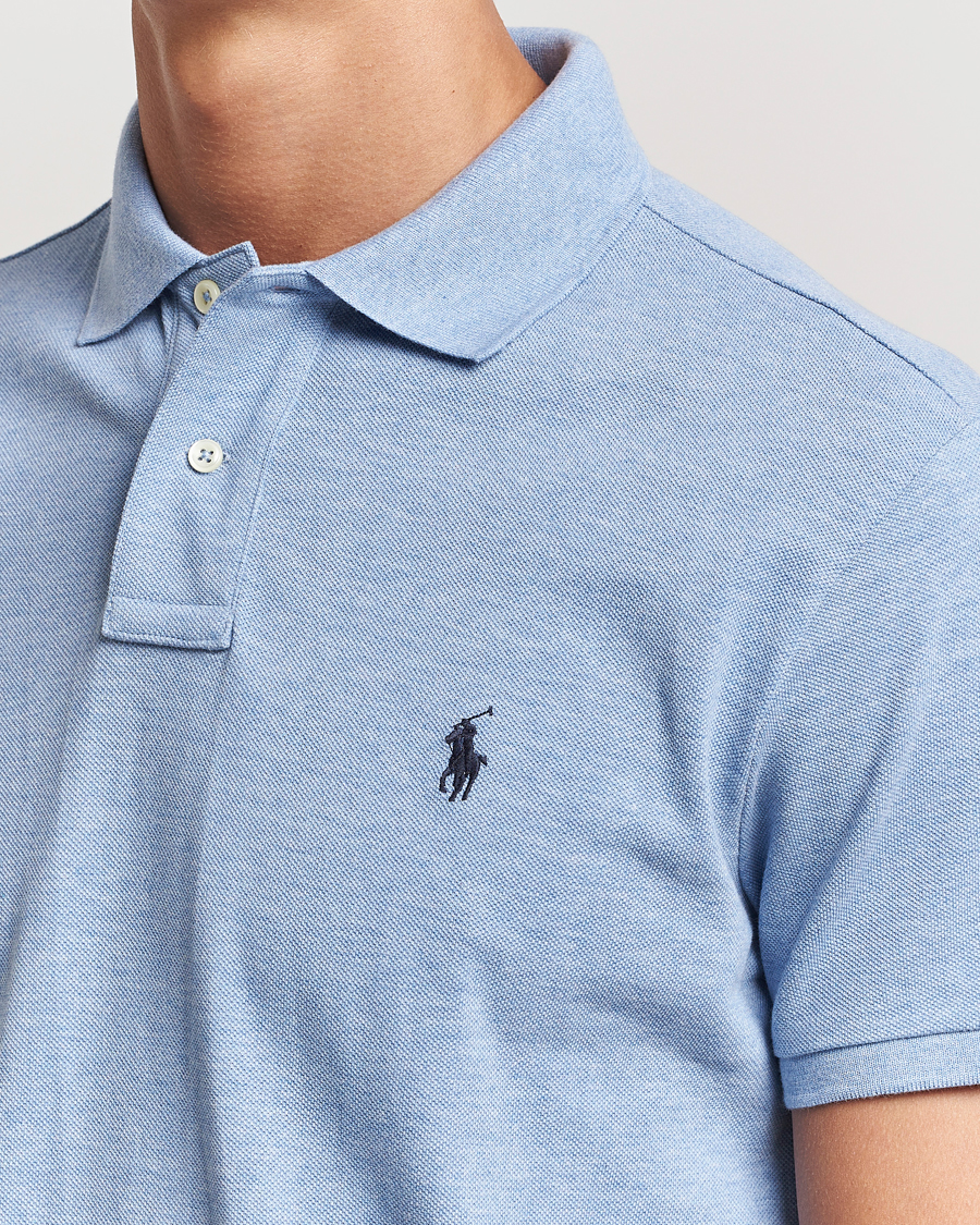 Men | Polo Shirts | Polo Ralph Lauren | Custom Slim Fit Polo Isle Heather