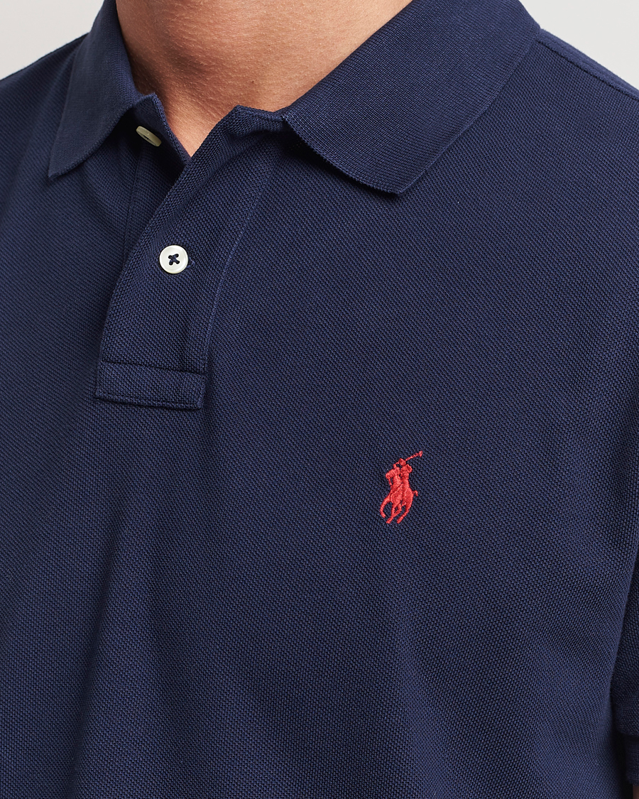 Men | Polo Shirts | Polo Ralph Lauren | Custom Slim Fit Polo Newport Navy