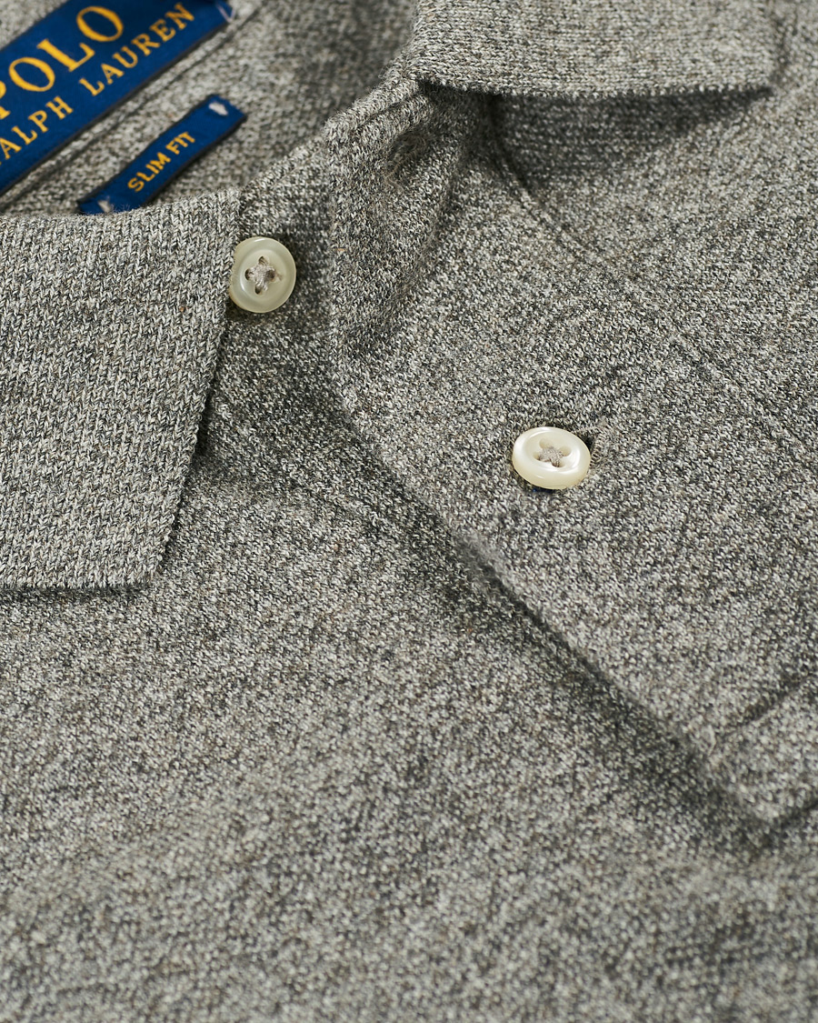 Men | Polo Shirts | Polo Ralph Lauren | Slim Fit Polo Canterbury Heather