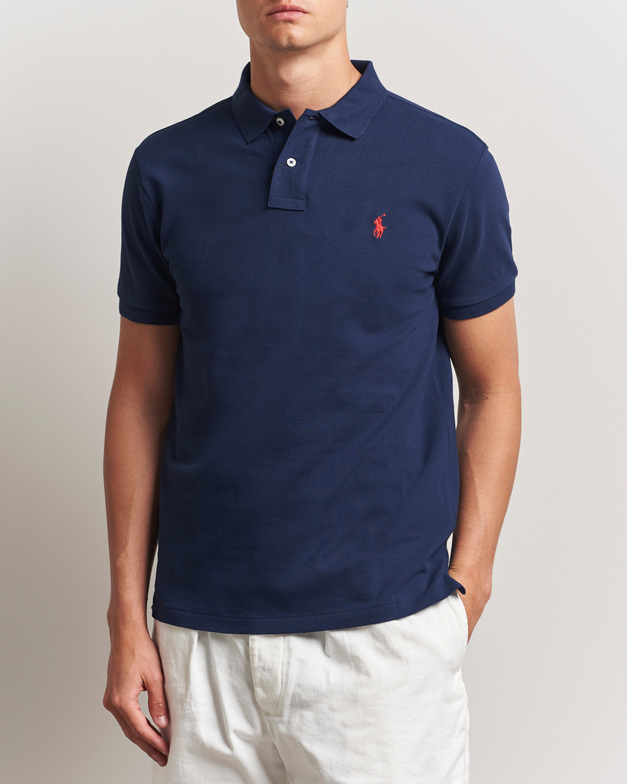 Men | Polo Shirts | Polo Ralph Lauren | Slim Fit Polo Newport Navy