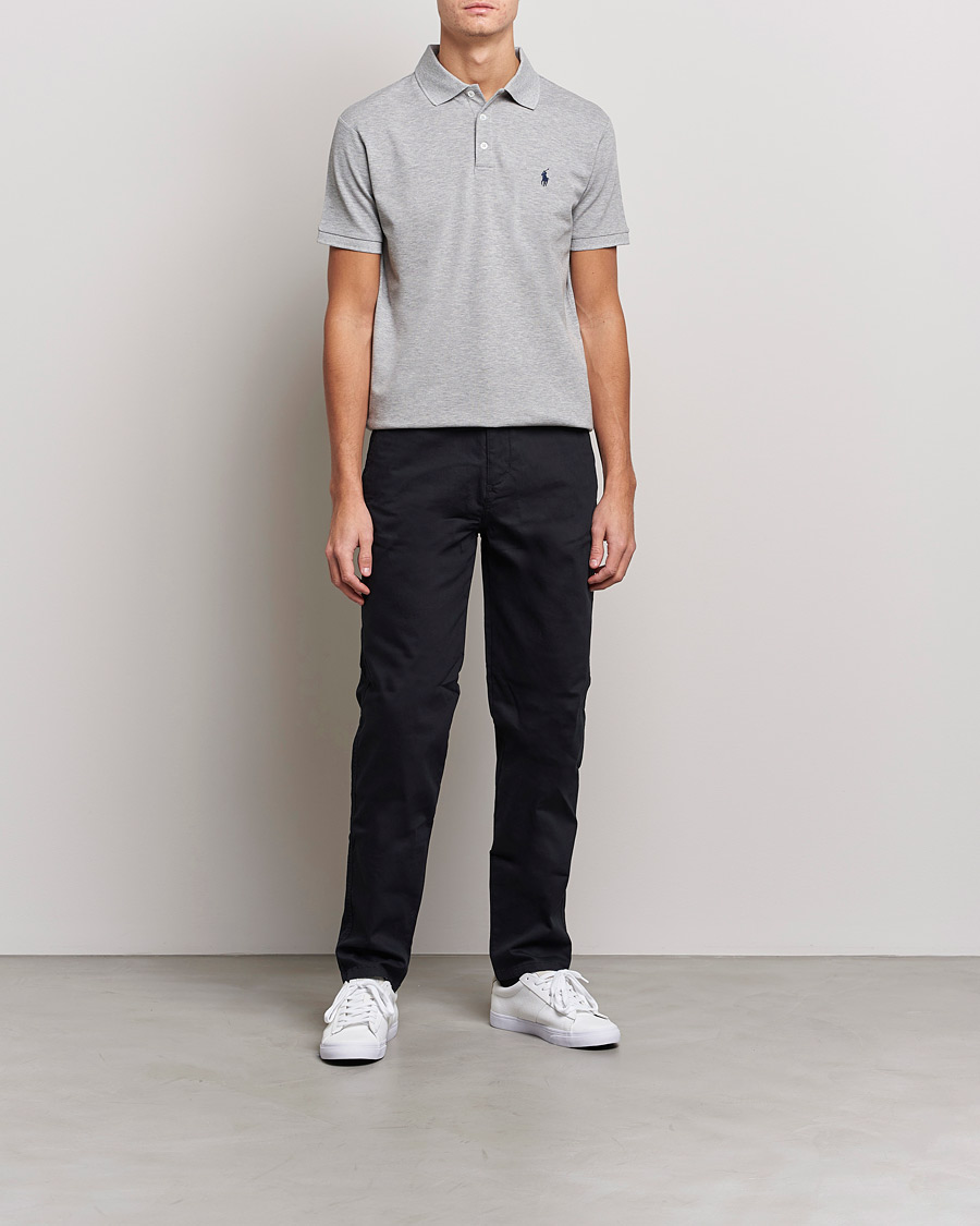Men | Polo Shirts | Polo Ralph Lauren | Slim Fit Stretch Polo Andover Heather