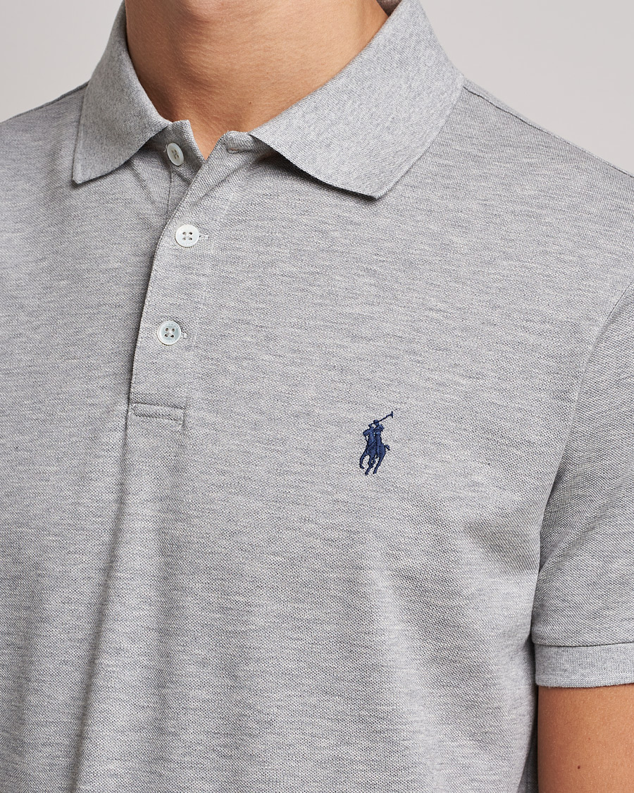Men | Polo Shirts | Polo Ralph Lauren | Slim Fit Stretch Polo Andover Heather