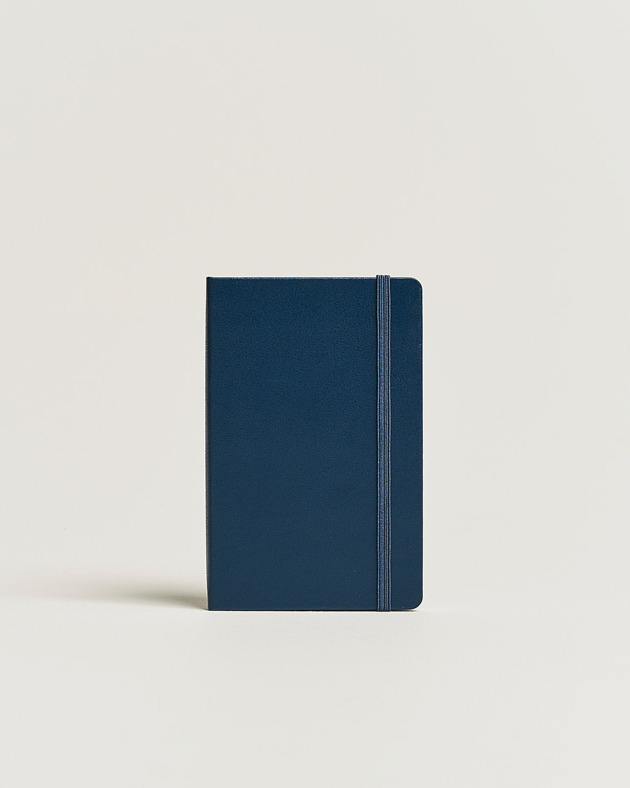 Men |  | Moleskine | Plain Hard Notebook Pocket Sapphire Blue