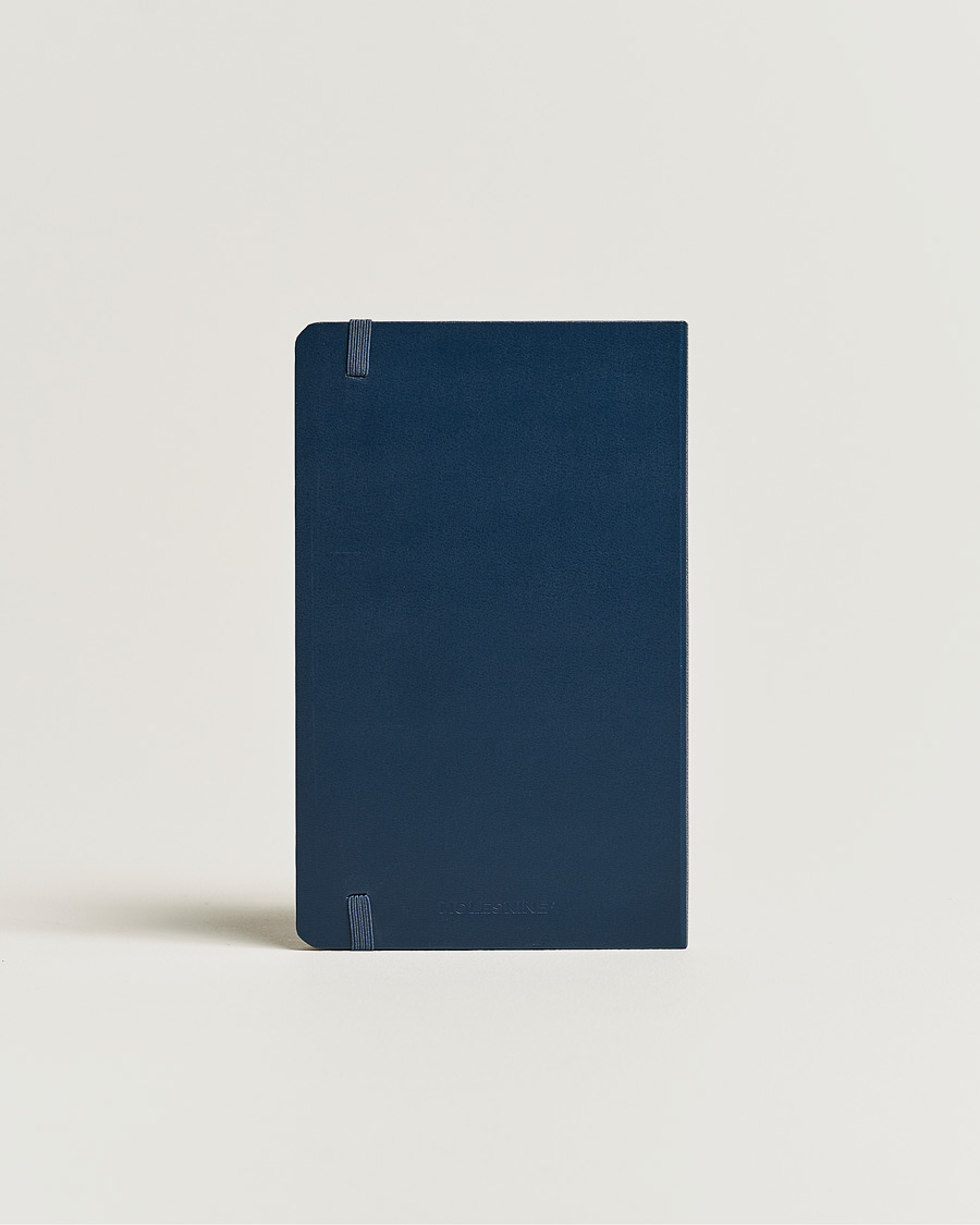 Men | Notebooks | Moleskine | Ruled Hard Notebook Large Sapphire Blue