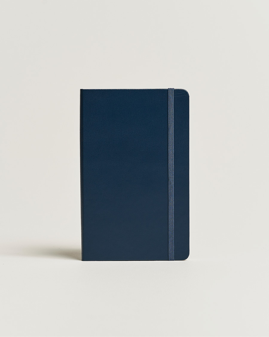 Men | Moleskine Plain Hard Notebook Large Sapphire Blue | Moleskine | Plain Hard Notebook Large Sapphire Blue