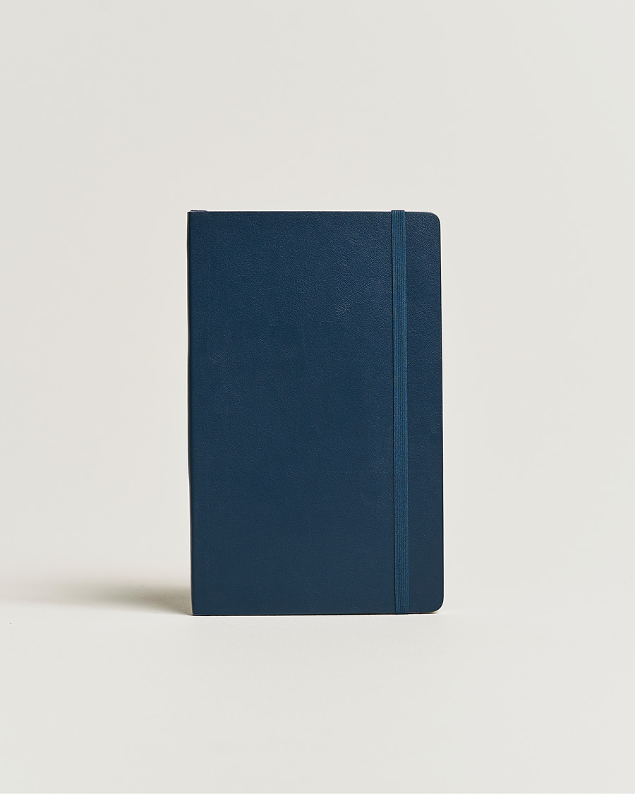 Men |  | Moleskine | Ruled Soft Notebook Large Sapphire Blue