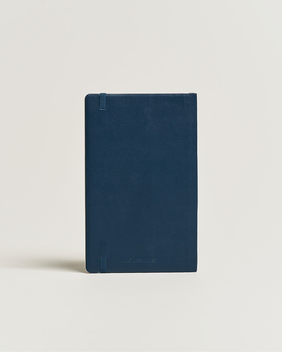 Men | Notebooks | Moleskine | Ruled Soft Notebook Large Sapphire Blue