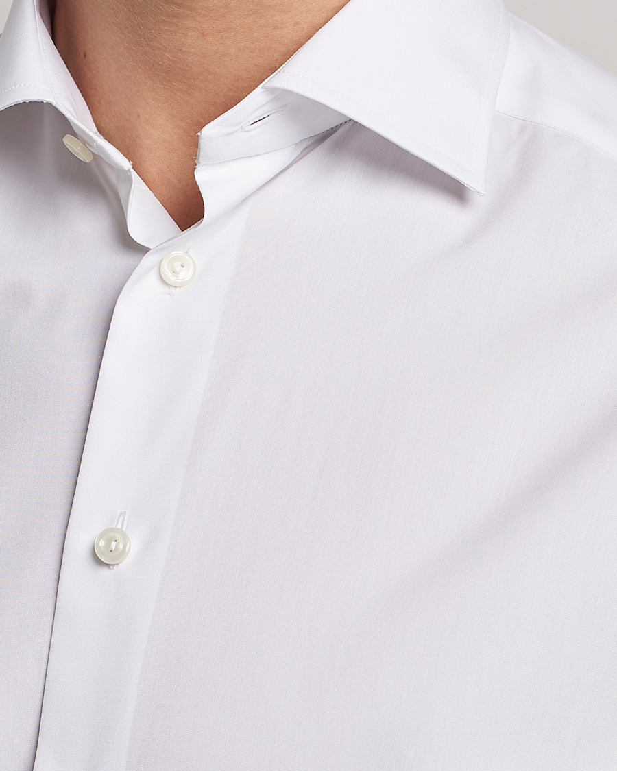 Men | Shirts | Eton | Slim Fit Poplin Shirt White
