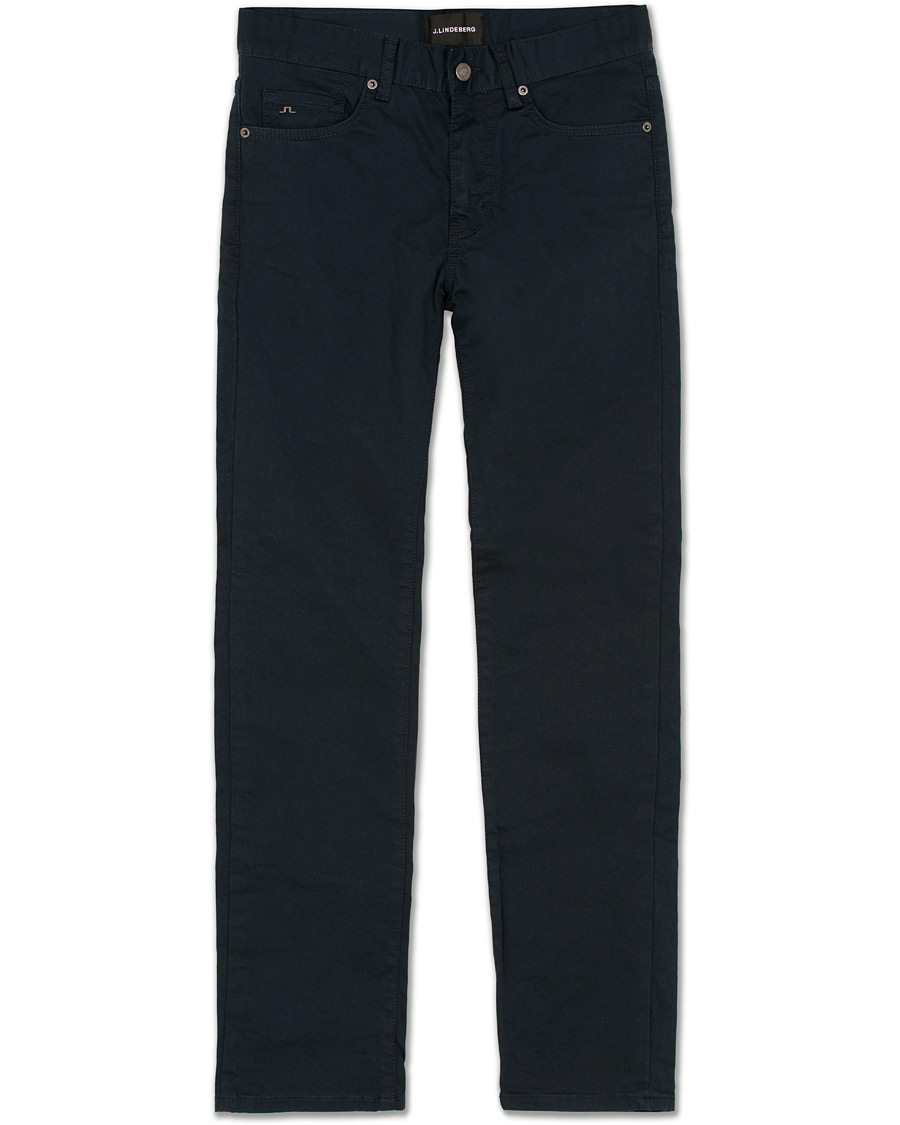 Men | Jeans | J.Lindeberg | Jay Satin Stretch Jeans Navy