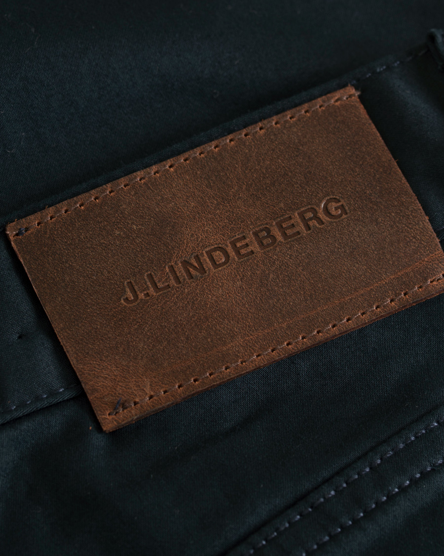 Men | Jeans | J.Lindeberg | Jay Satin Stretch Jeans Navy