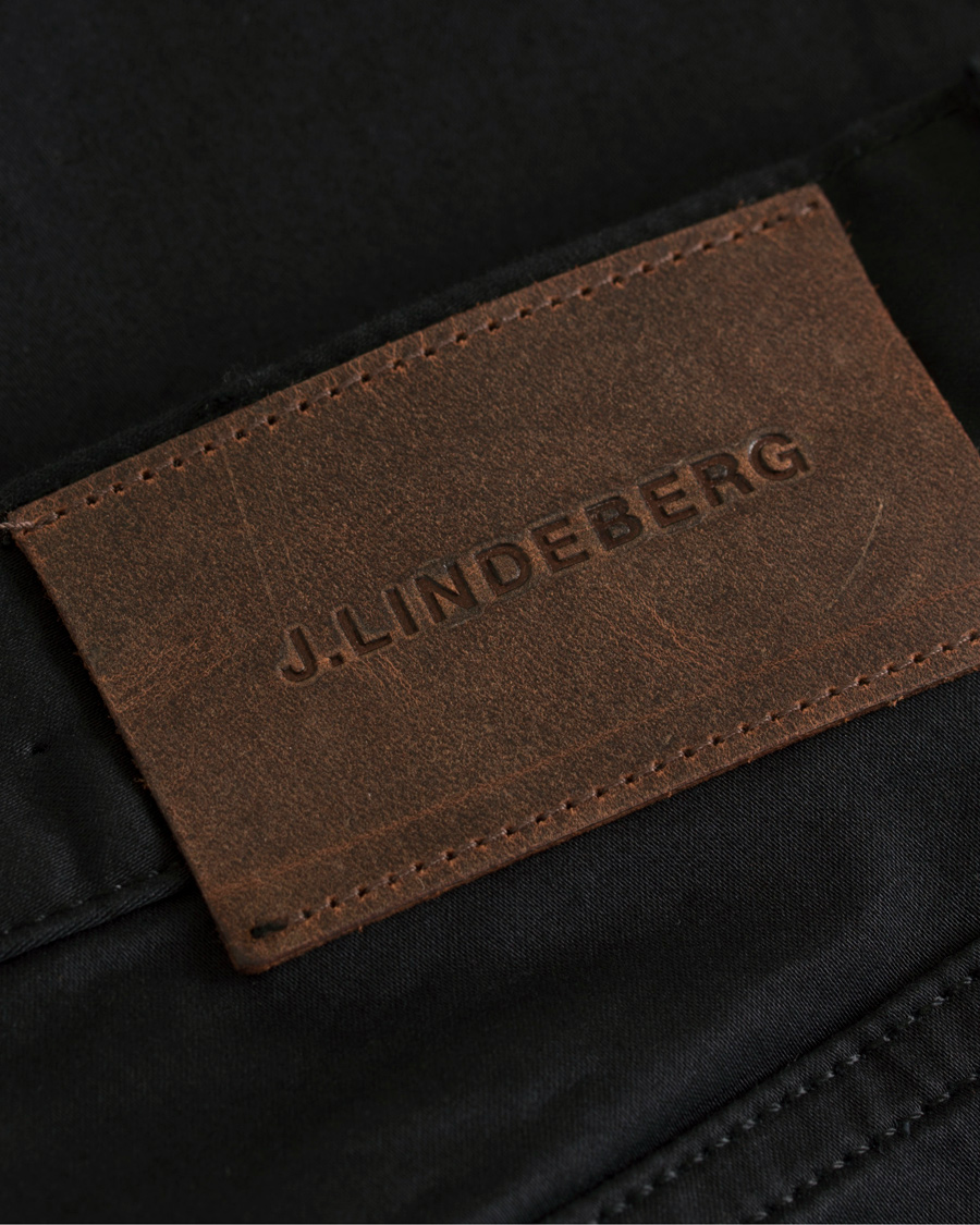 Men | Jeans | J.Lindeberg | Jay Satin Stretch Jeans Black
