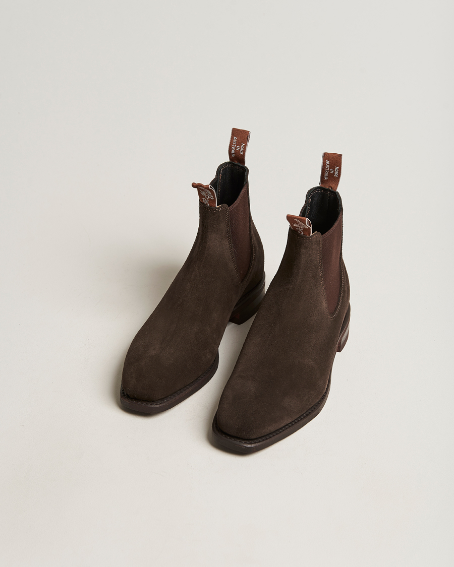 Men | Suede shoes | R.M.Williams | Blaxland G Boot Chocolate Suede