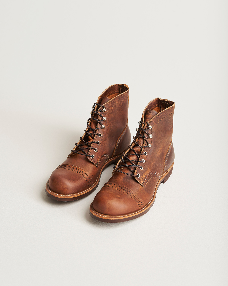 Men | Boots | Red Wing Shoes | Iron Ranger Boot Copper Rough/Though Leather