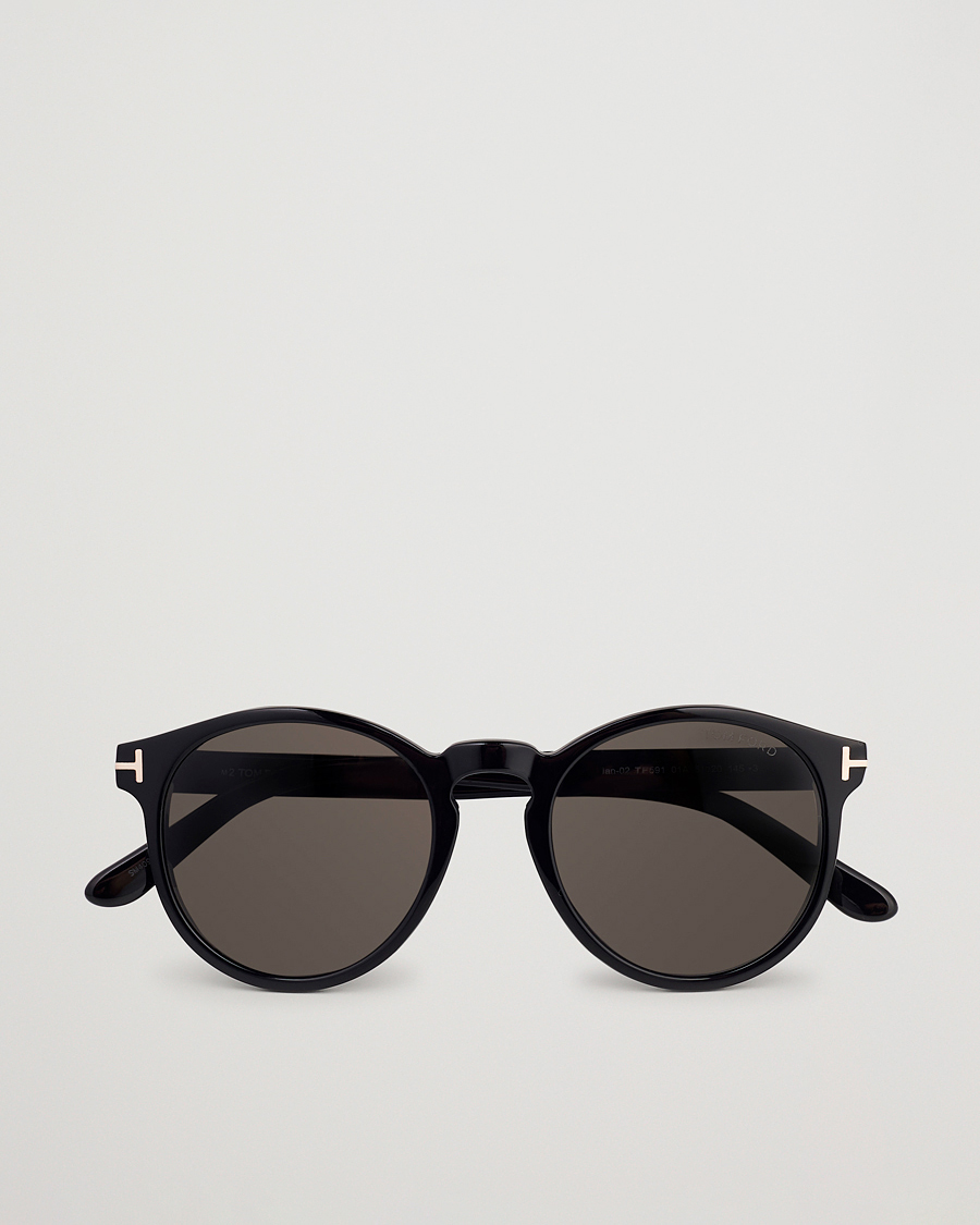 Men | Sunglasses | Tom Ford | Ian FT0591 Sunglasses Shiny Black