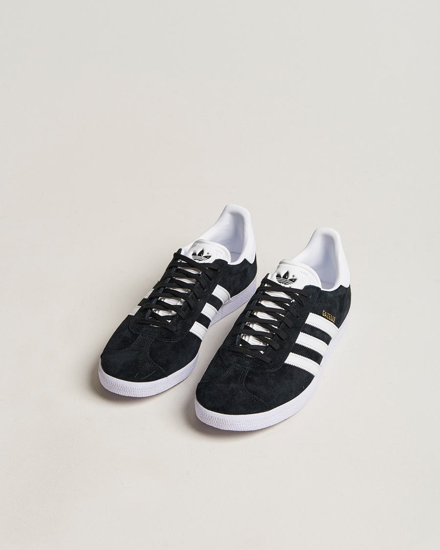 Men |  | adidas Originals | Gazelle Sneaker Black Nubuck