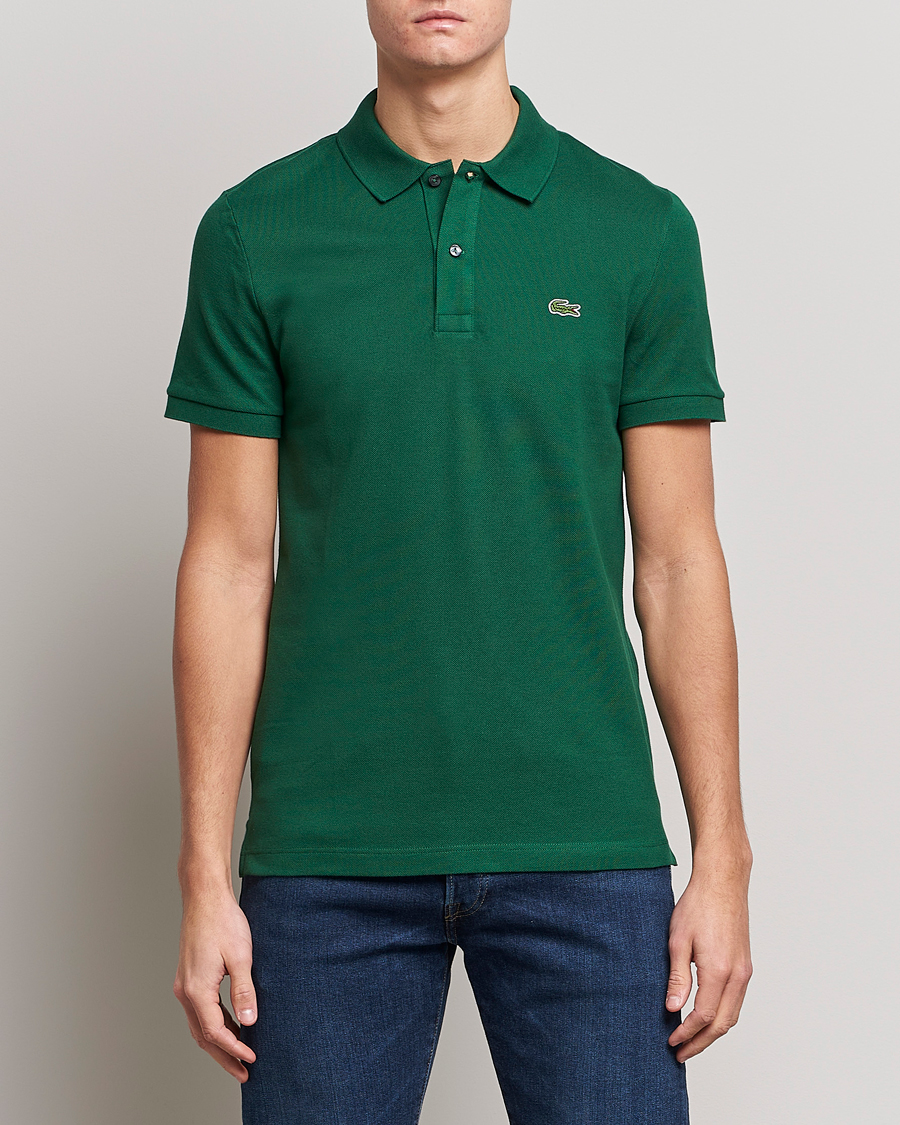 Men | Polo Shirts | Lacoste | Slim Fit Polo Piké Green
