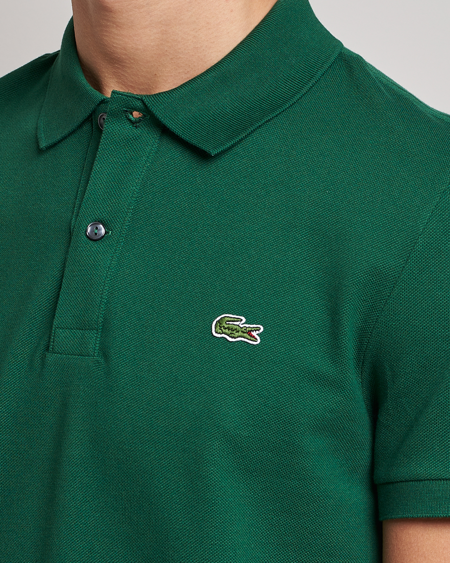 Men | Polo Shirts | Lacoste | Slim Fit Polo Piké Green