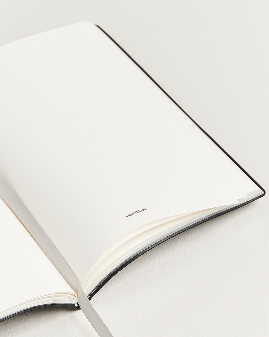 Montblanc 146 Fine Stationery Blank Notebook Black at CareOfCarl.com