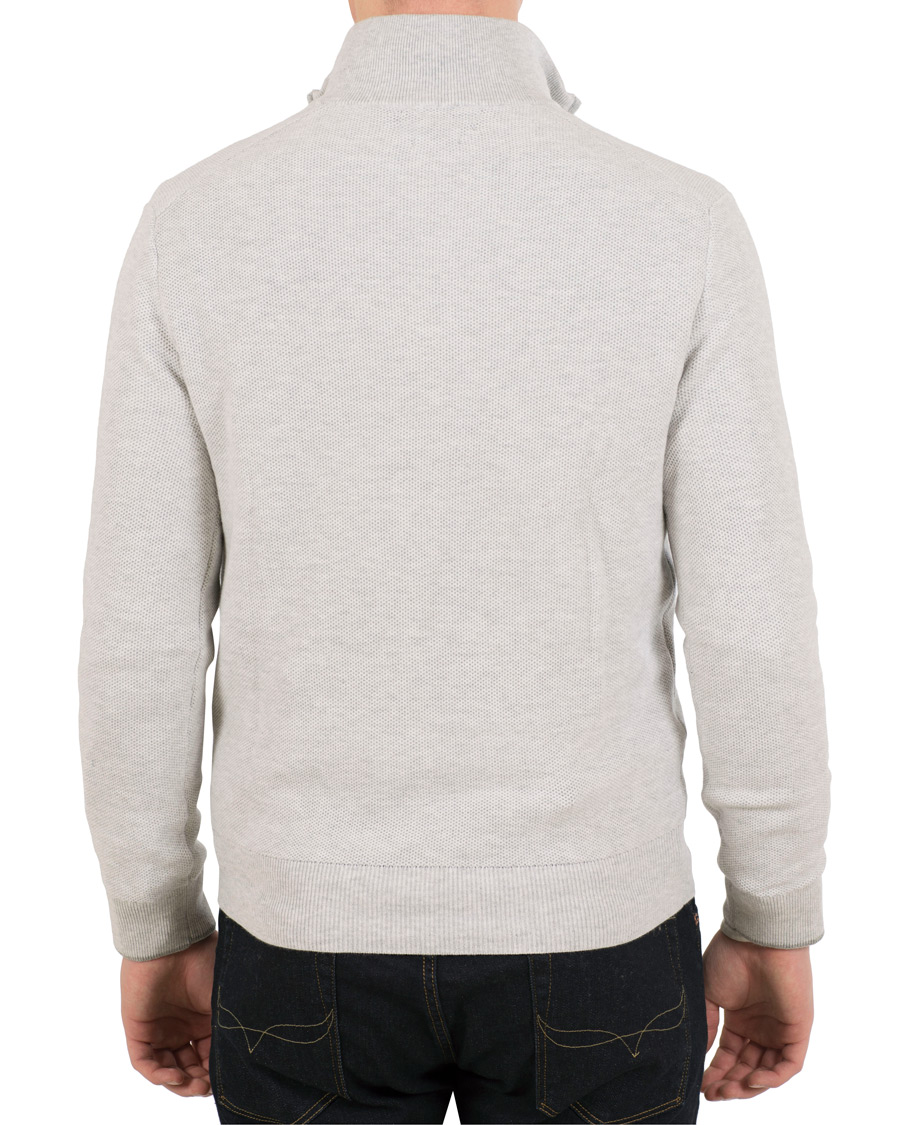 Men | Sweaters & Knitwear | Polo Ralph Lauren | Texture Half Zip Lawrence Grey Heather