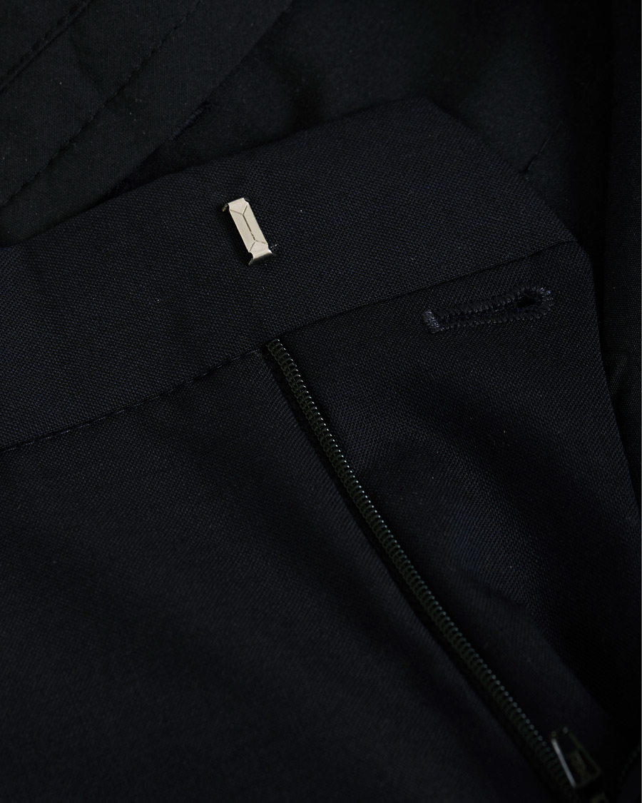 Men | Trousers | Filippa K | Liam Cool Wool Slacks Dark Navy