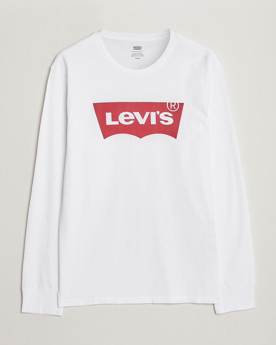 Men | Levi's | Levi's | Logo Long Sleeve T-Shirt White