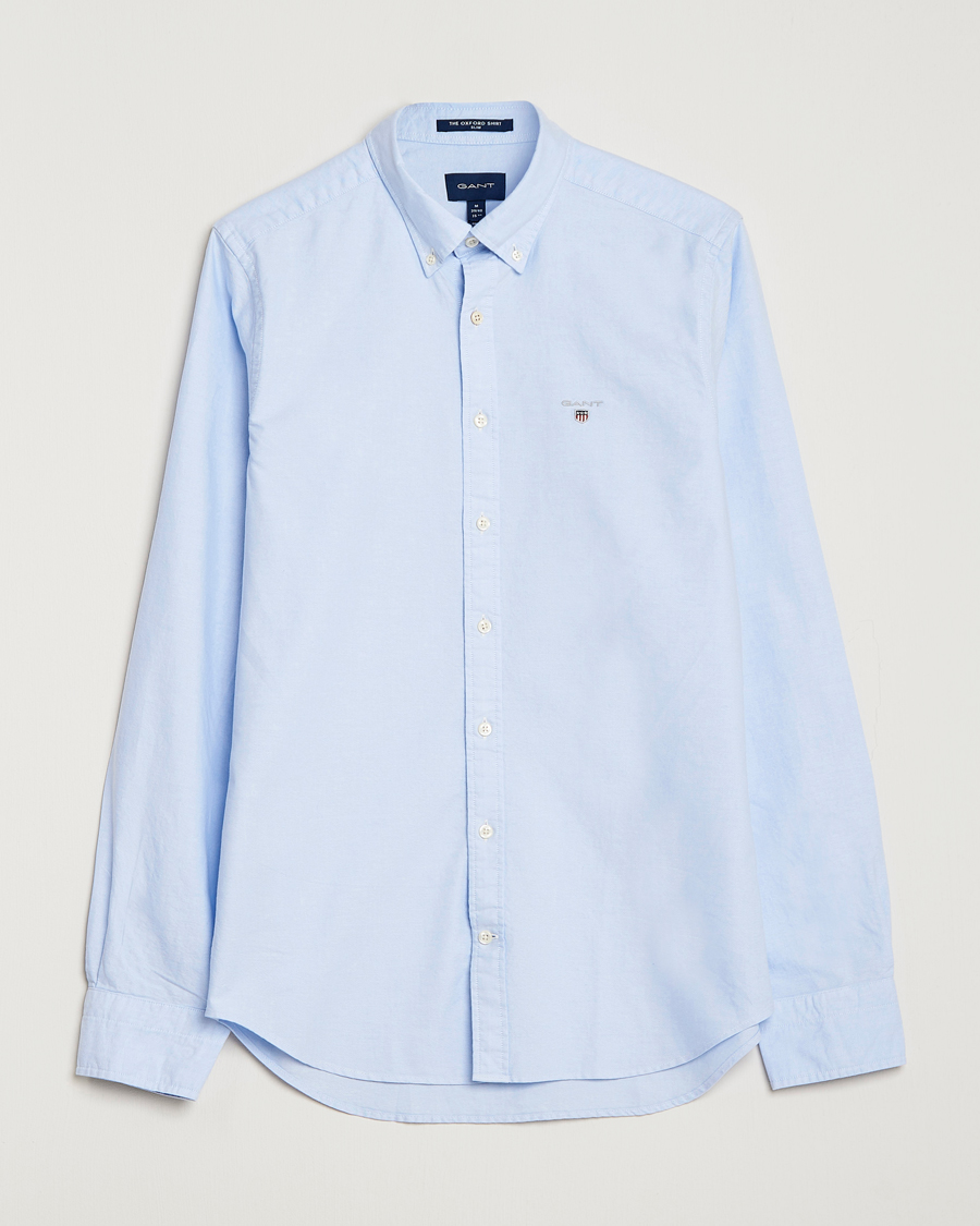 Men |  | GANT | Slim Fit Oxford Shirt Capri Blue