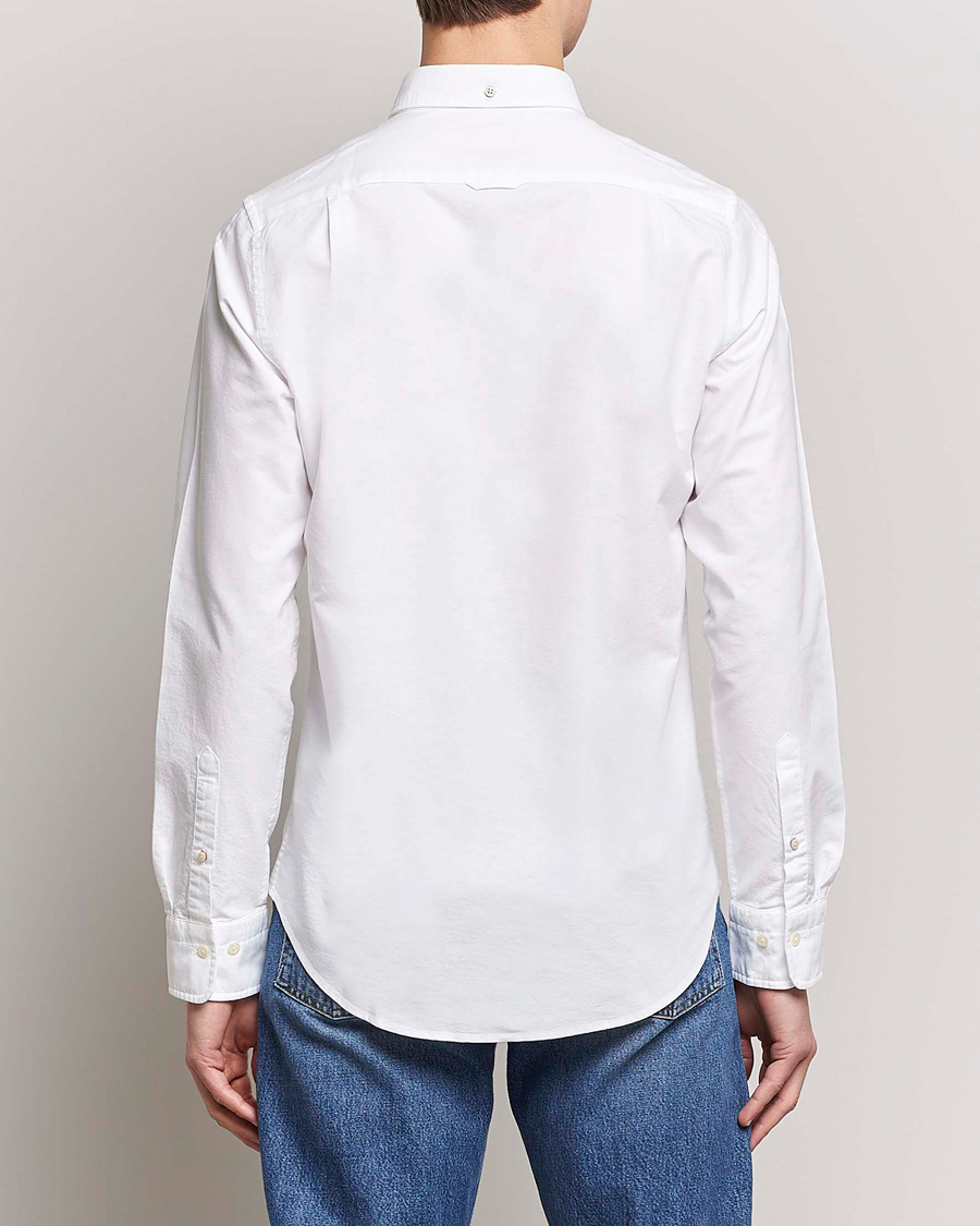 Men | Shirts | GANT | Slim Fit Oxford Shirt White