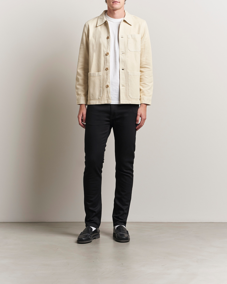 Men | Jeans | Nudie Jeans | Lean Dean Jeans Dry Ever Black