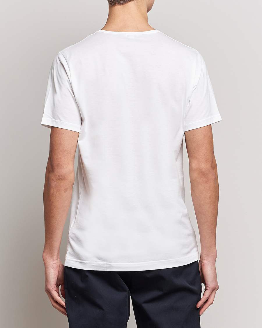 Men | T-Shirts | Sunspel | Superfine Cotton Crew Neck Tee White