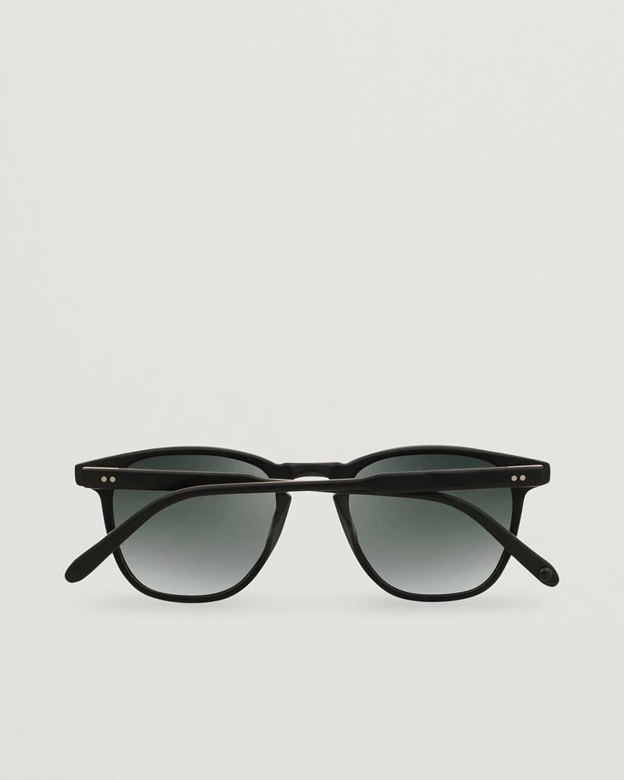 Men | Garrett Leight Brooks 47 Sunglasses Matte Black/Blue Smoke Polarized | Garrett Leight | Brooks 47 Sunglasses Matte Black/Blue Smoke Polarized