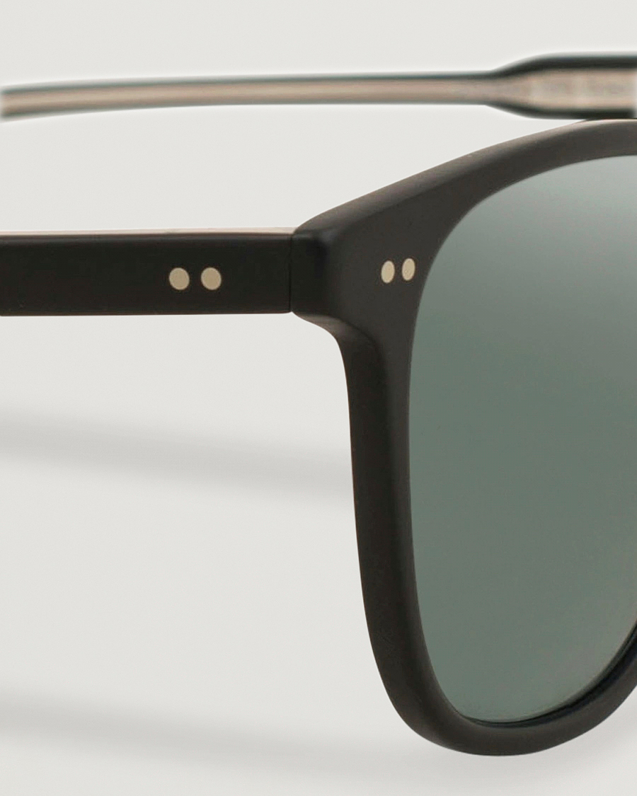 Men | Garrett Leight Brooks 47 Sunglasses Matte Black/Blue Smoke Polarized | Garrett Leight | Brooks 47 Sunglasses Matte Black/Blue Smoke Polarized