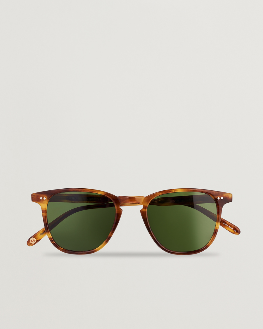 Men |  | Garrett Leight | Brooks 47 Sunglasses Pinewood/Pure Green