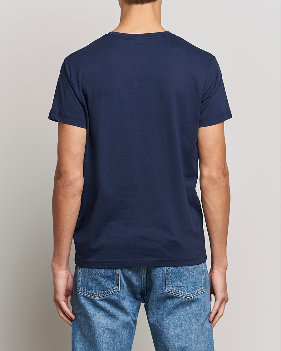 Men | T-Shirts | GANT | The Original Solid Tee Evening Blue