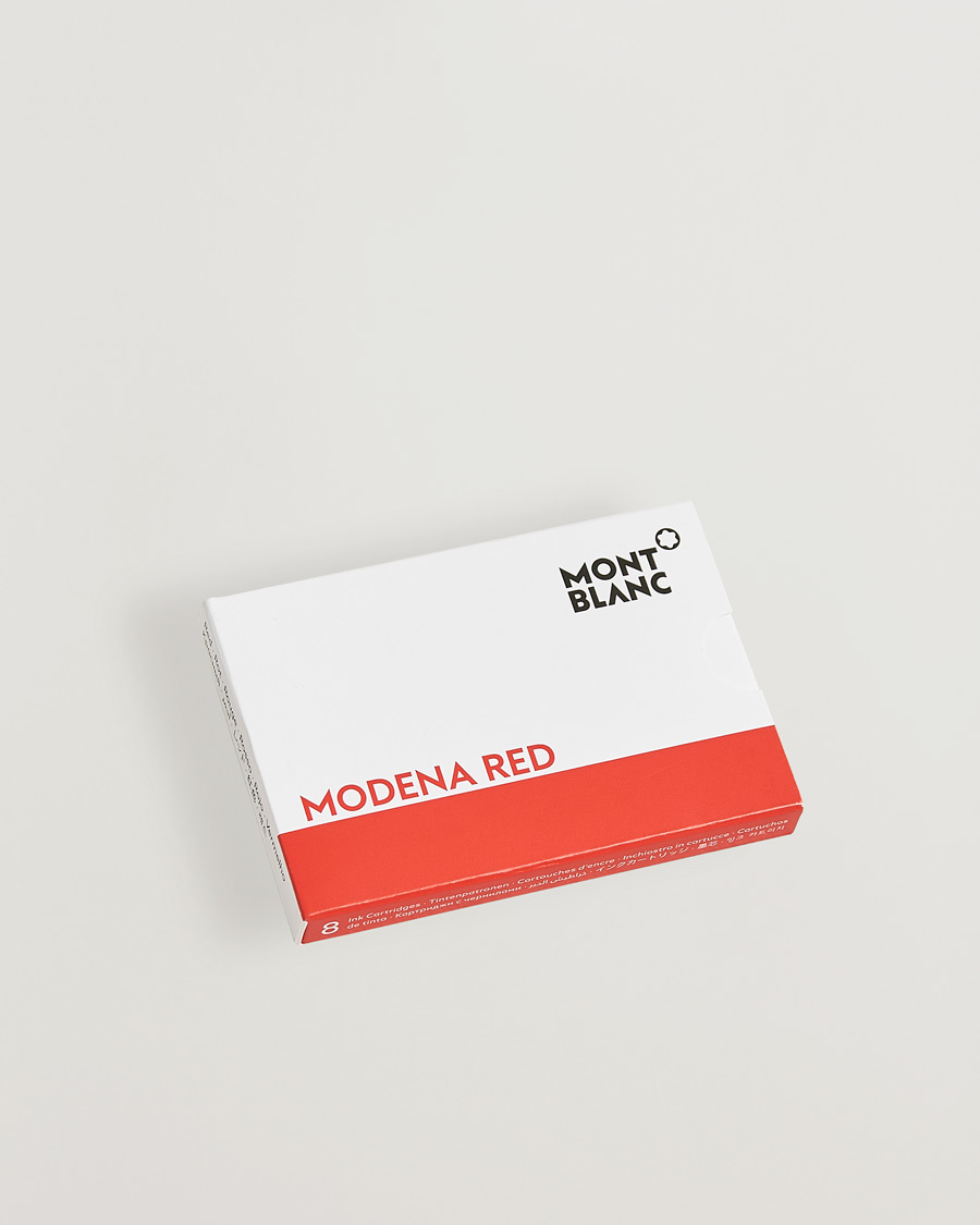 Men | Pens | Montblanc | Ink Cartridges Modena Red