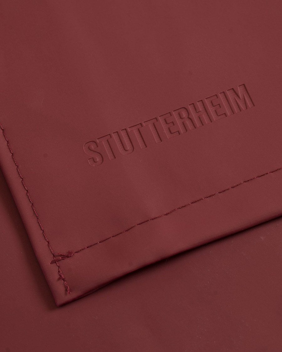 Men | Coats & Jackets | Stutterheim | Stockholm Raincoat Burgundy