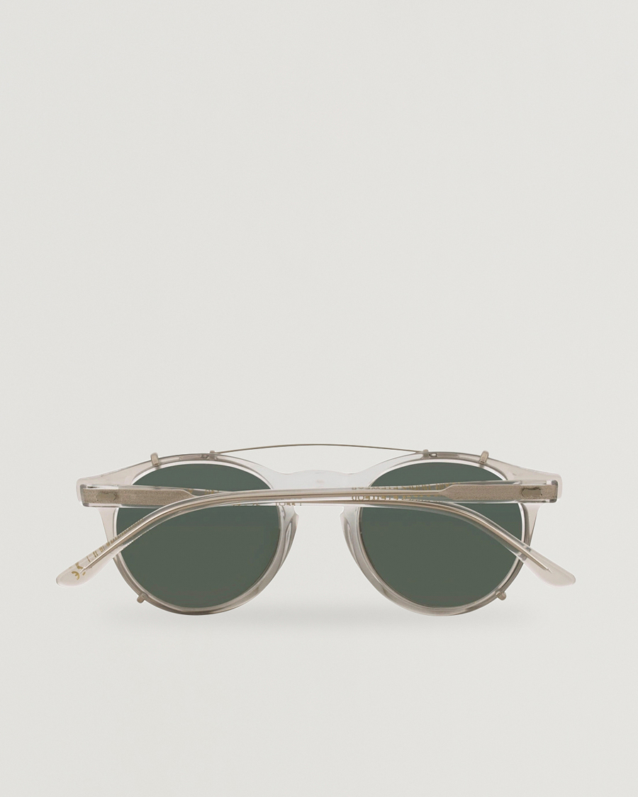 TBD Eyewear Pleat Clip On Sunglasses Transparent at CareOfCarl.com