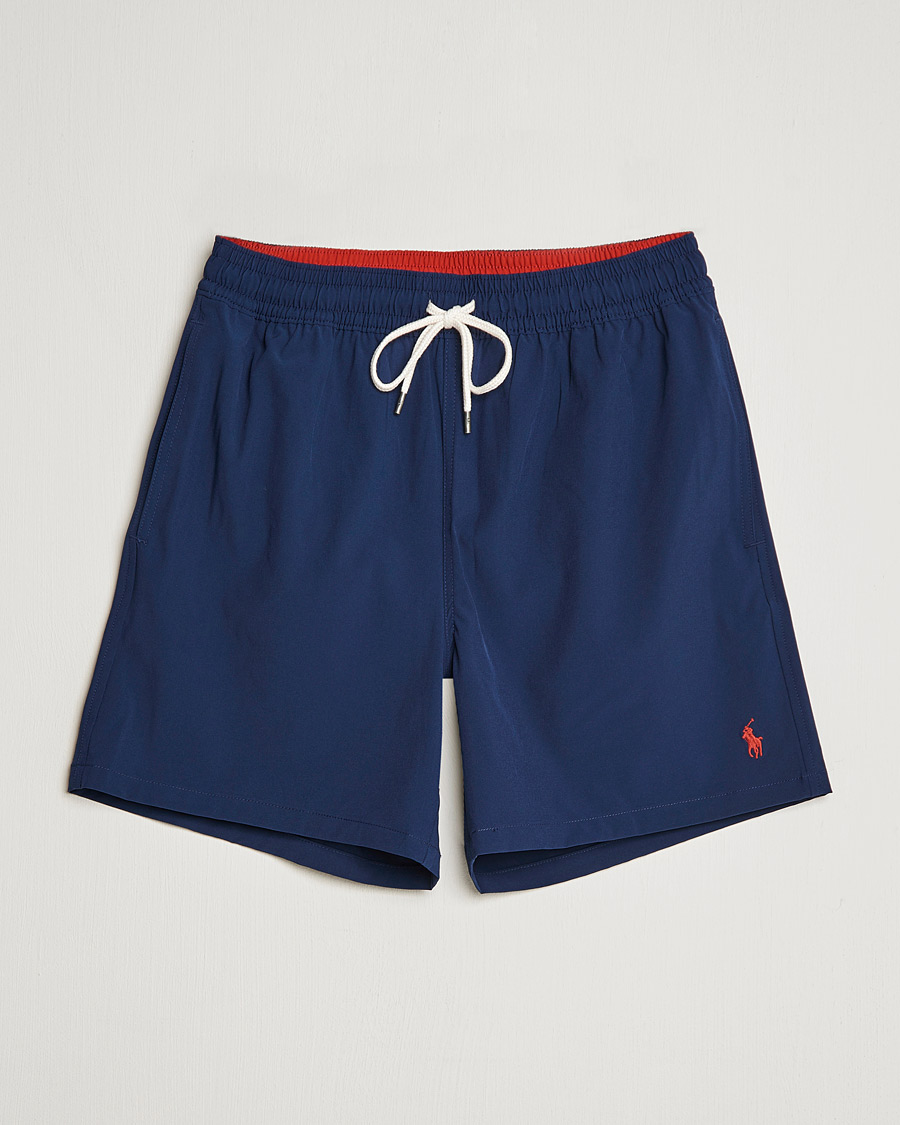 Men | Swimwear | Polo Ralph Lauren | Traveler Boxer Swimshorts Newport Navy